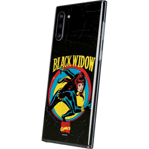 Marvel Classic Comics Black Widow Galaxy Note 10 Skin